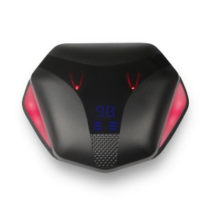 Gaming Ασύρματα Ακουστικά Fontastic "Cobra" TWS - Bluetooth - Με Θήκη Φόρτισης - Black RGB LED