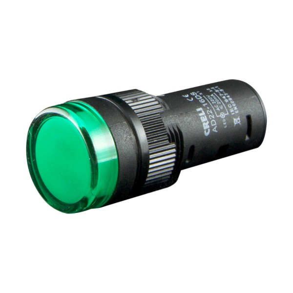 Μπουτόν φωτιζόμενο 220V-240V* Πράσινο N/Ο Creli Μικροϋλικά - Εξαρτήματα Ηλεκτρικών Πινάκων