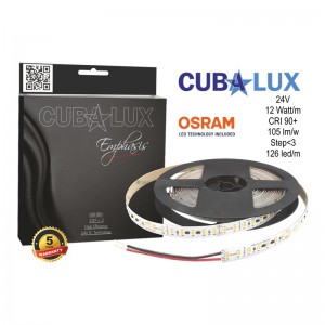 Ταινία LED Emphasis 12 Watt/m 24V 5700Κ IP20 Cubalux