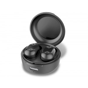 Ασύρματα Ακουστικά Fontastic Essential Macaro TWS, Auto Pairing, Έλεγχος Μουσικής - Bluetooth - Με Θήκη Φόρτισης - Black